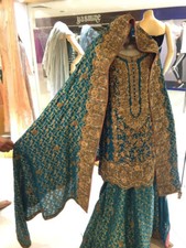 Bridal lehnga Indian Pakistani Wedding dress with clutch purse, bangles, shoes