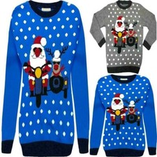 Mans Ladies Santa & Rudolph On