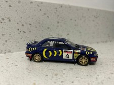 Colin McRae Trofeu 1:43 Subaru Impreza WRC 1st  1995 Rally Of Great Britain