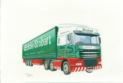 Eddie stobart daf truck - eddie,