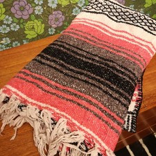 Bright pink grey woven - grey,