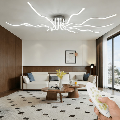 Modern led ceiling lamp flush - modern,