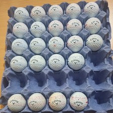 19 Callaway Supersoft Splatter Golf Balls Red/Blue/Pink + 4 Practice grade.