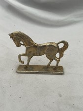 Vintage Brass Horse Ornament