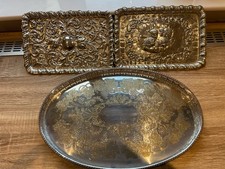Antique Silver Trays 19Th