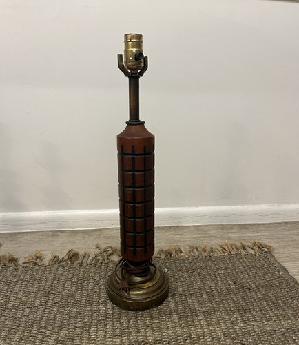 Mcm teak brass danish style - teak,