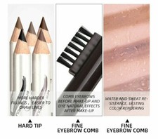 Professional Eyebrow Pencil with Brush Comb *DARK BROWN / HAZEL / BLACK BROWN
