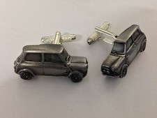 Morris Mini Cooper Mk1 Works Rally 3D cufflinks classic car ref145