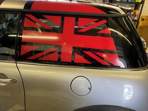 Rear window union - jack, decals