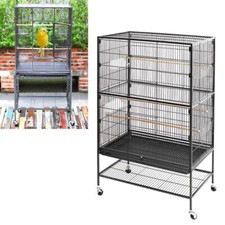 Large mobile tall parrot cage - tall,