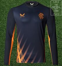 Rangers Training Shirt Mens - Glasgow Rangers Castore Top - Black Friday Sale