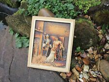 Antique Ivorex Osbourne Wall Plaque 'Home Devotion'