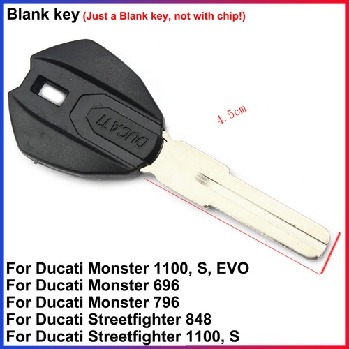Blank key uncut for ducati - uncut,