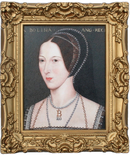 Anne boleyn framed picture - framed,