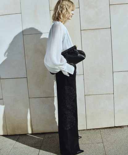 Women black denim - h&m,