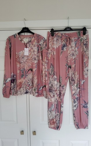 Next womens pink floral - pink, cosy