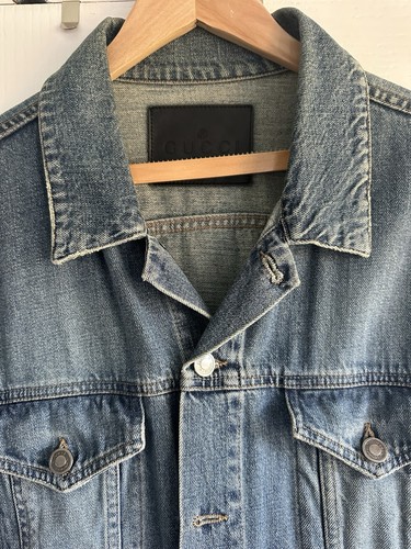Men gucci jean jacket - men’s,