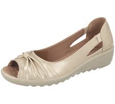 Ladies comfort open toe wedge - ladies,