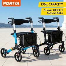 PORIYA 4 Wheel Rollator Walker