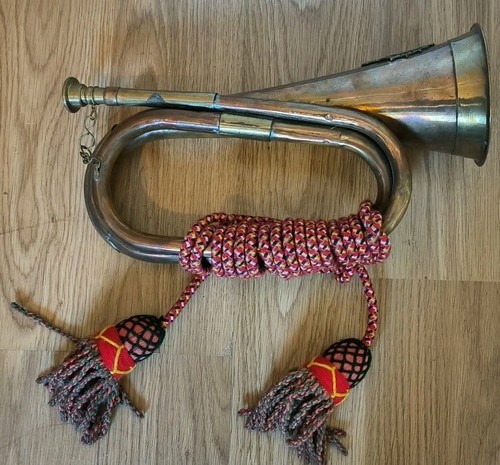 Antique bugle military wwii - bugle,