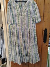 Joules Women's Floral Cotton Dress Size 14