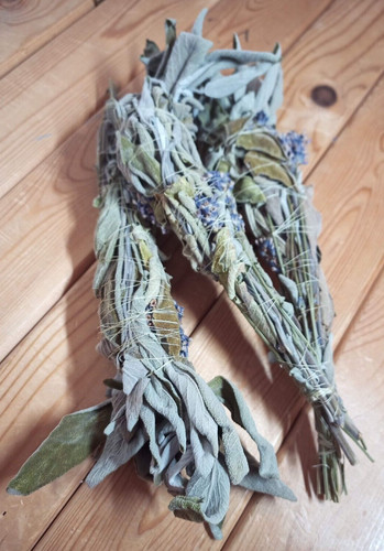 Homemade sage and - homemade, lavender