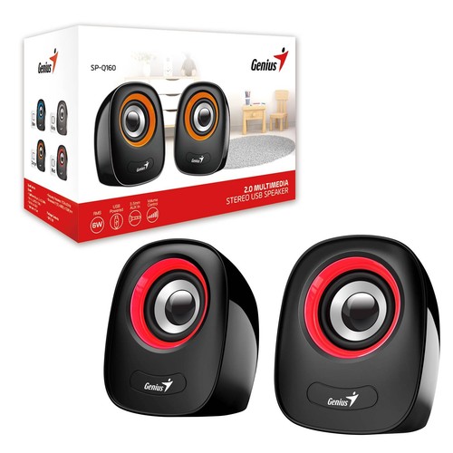 Genius q160 stereo speakers - genius,