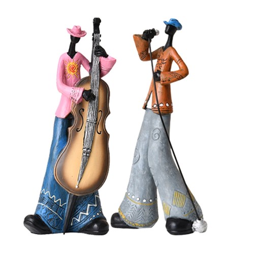 Jazz band player figurines - jazz,