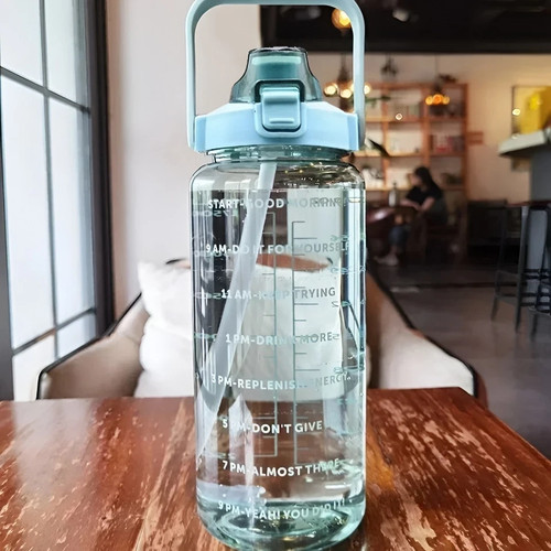Litre water bottle gym - water,