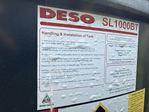 1000 heating oil tank - 1000,
