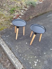 Pair habitat circular black - pair,