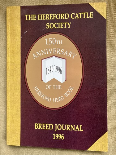 Hereford cattle society 1996 - hereford,
