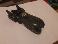VINTAGE BATMAN BATMOBILE CAR BLACK DIE CAST TOY 1989 ERTL DC COMICS NO RESERVE