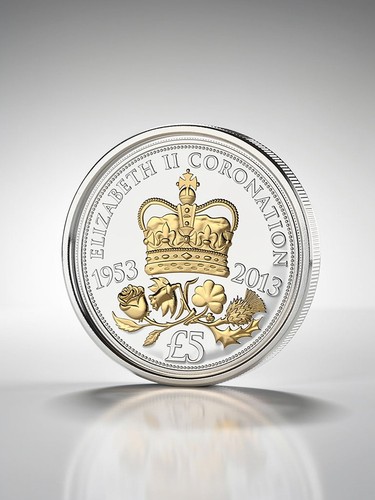 Silver coin coronation jubilee - silver,