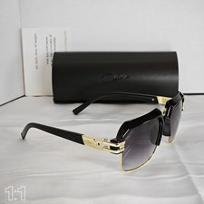 Cazal Half Frame Glasses Dark