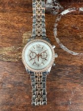 Accessorize Women's Quartz Watch, Gold Tone Analogue Display Gold Tone Bracelet