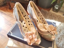 Ruby Shoo Viola Grey And Pink