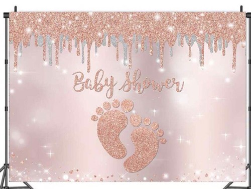 Baby shower backdrop banner - shower,