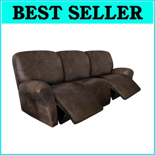 Piece leather look - 8-piece, recliner