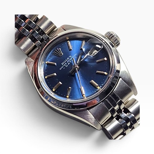 Rolex ladies date - mm, blue