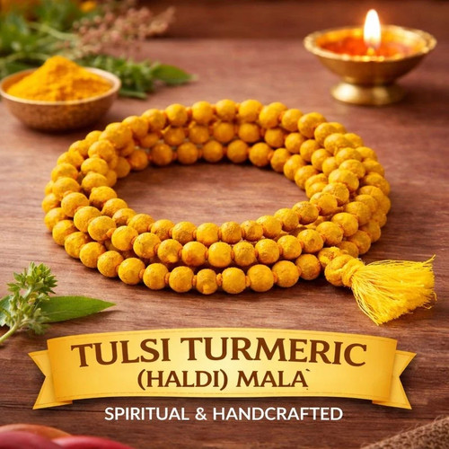 Tulsi turmeric mala - tulsi,