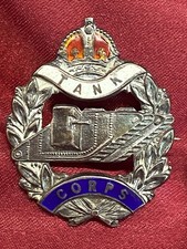 WW1 TC The Tank Corps Sterling