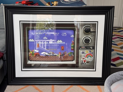 Adams signed art - signed, “game