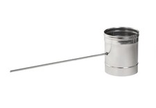Flue liner damper - flue, stainless