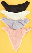 Pure Silk Ladies' Thongs -