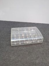 Scovill 786 Retro 70s Cotton Spool Sewing Haberdashery Clear reel Case storage