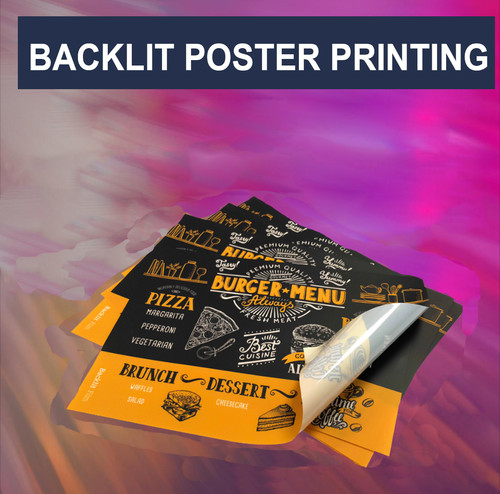 Backlit film poster printing - backlit,