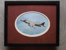 Aircraft print 'Harrier Jump Jet'  FRAMED