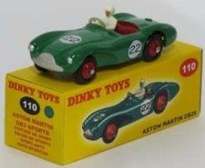 Atlas Edition   Aston Martin DB3S Sports (110) Atlas reproduced 'Dinky'