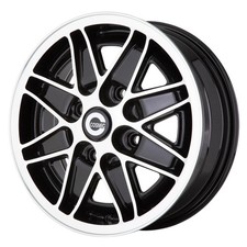 JBW COSMIC 15x5.5" 4x130 PCD ET+35 Black/D-Cut Alloy Wheel